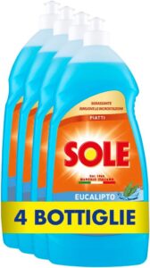 Sole Detersivo Piatti Eucalipto detergente liquido per stoviglie
