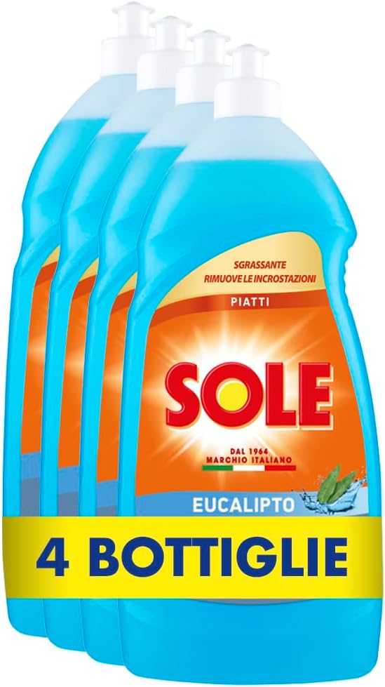 Sole Detersivo Piatti Eucalipto detergente liquido per stoviglie