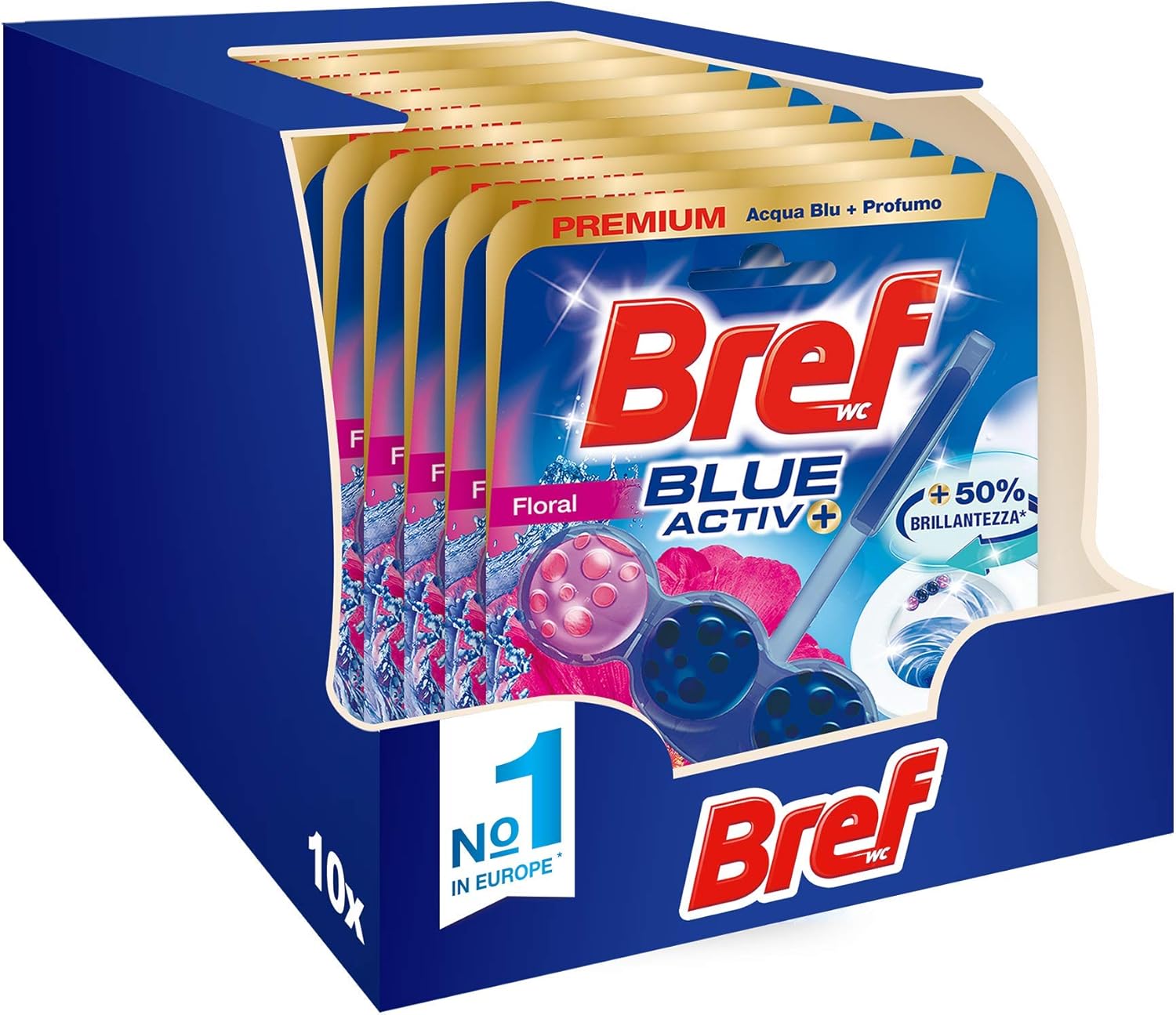 Bref Blue Activ+ Floral | WC Profumato