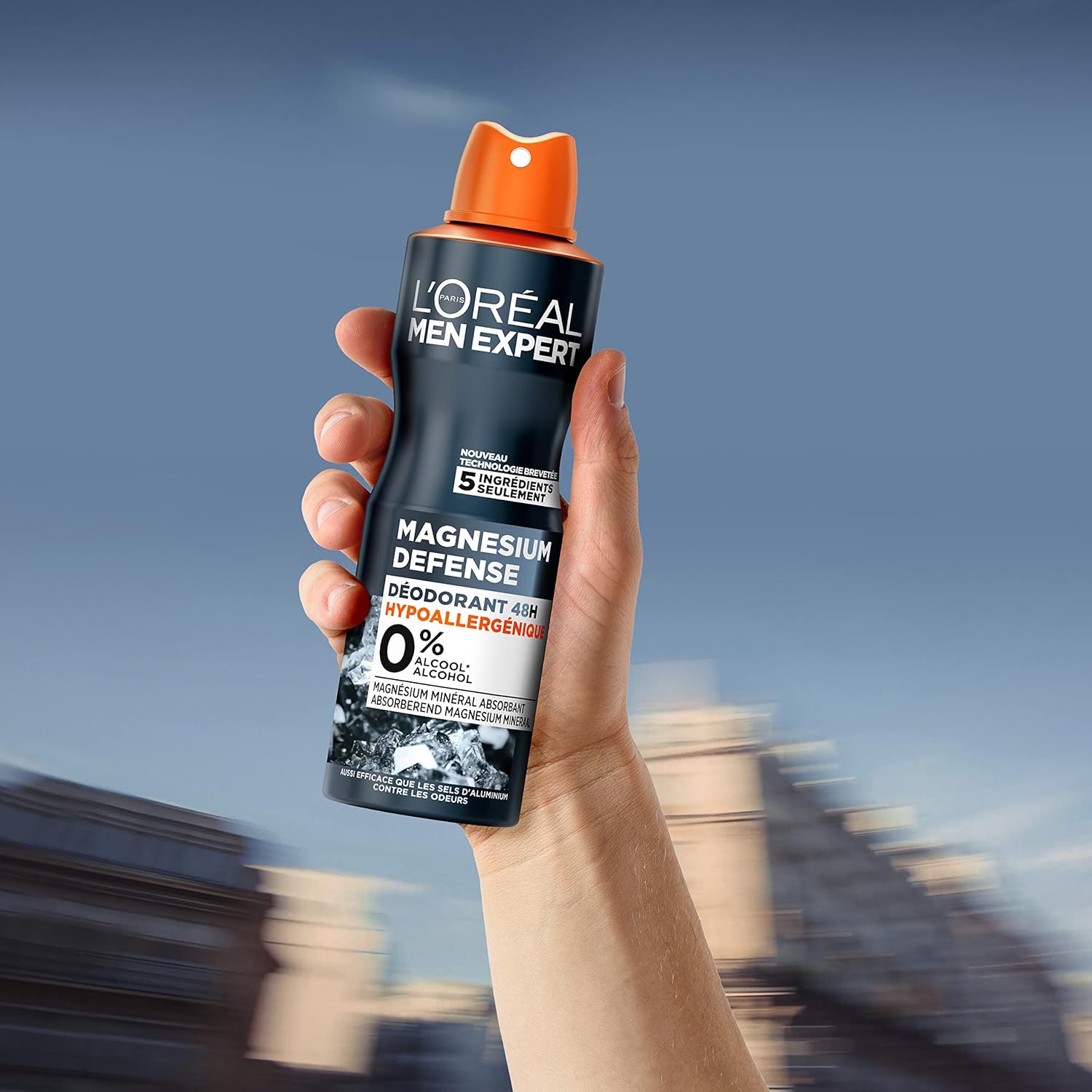 L'Oréal Men Expert Magnesium Defense Deodorante Spray 48h Pack 6 x 150 ml