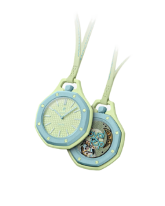 Swatch x Audemars Piguet Royal Pop Blaue Acht SSX03L101N orologio verde lime e azzurro