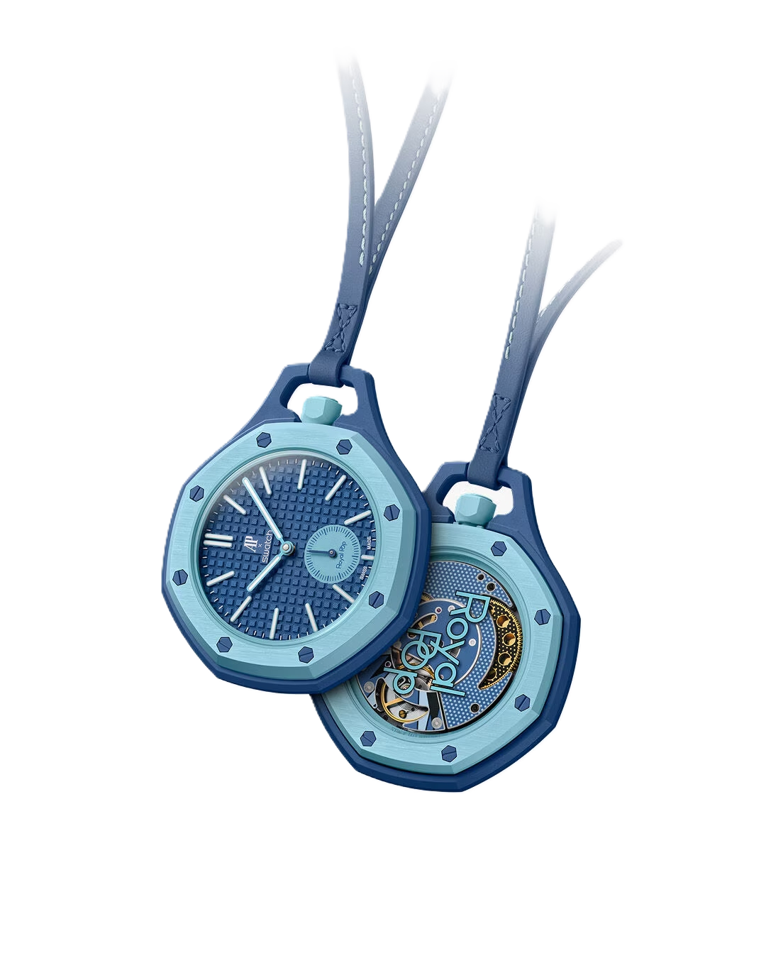 Swatch x Audemars Piguet Royal Pop LAN BA SSX03L100N orologio blu