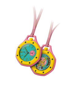 Swatch x Audemars Piguet Royal Pop OTG ROZ SSX03J100N orologio verde acqua e giallo
