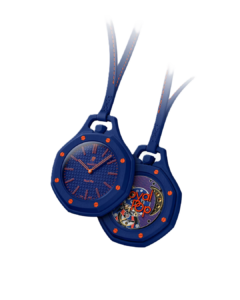 Swatch x Audemars Piguet Royal Pop Orenji Hachi SSX03L103N orologio navy e arancione